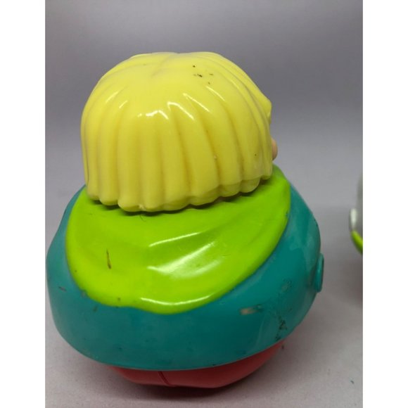 VTG Hasbro Playskool Weebles Wobble Figures, Baby Doll, Teddy Bear, Ice Cream - Picture 6 of 7